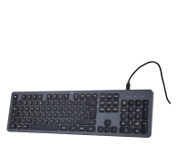 HAMA Klawiatura przewodowa CK-400 czarno-szara - 1331335 - zdjęcie 1
